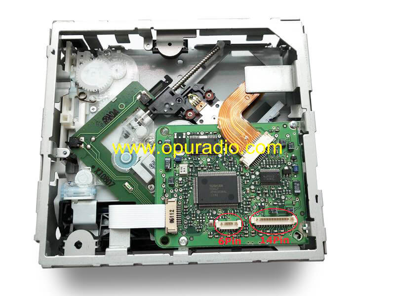 Full size single CD mech drive loader exact PCB for 2005-2006 Chevy Equinox Chevrolet Factory Radio Audio CD player Receiver U1C