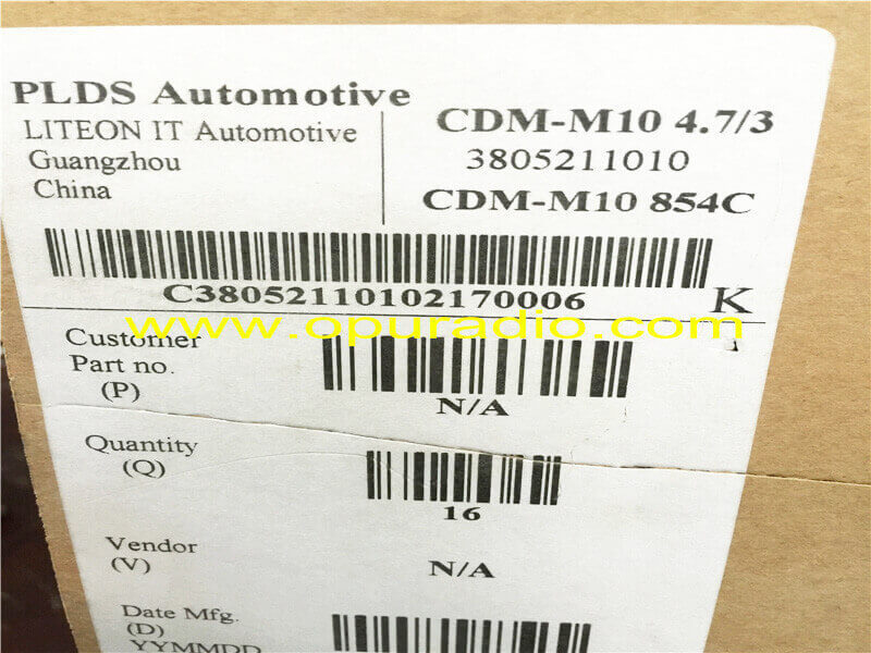 CDM-M10 4.7/3 CD mechanism for VW RNS315 RNS310 Bosch BMW MINI car CD radio