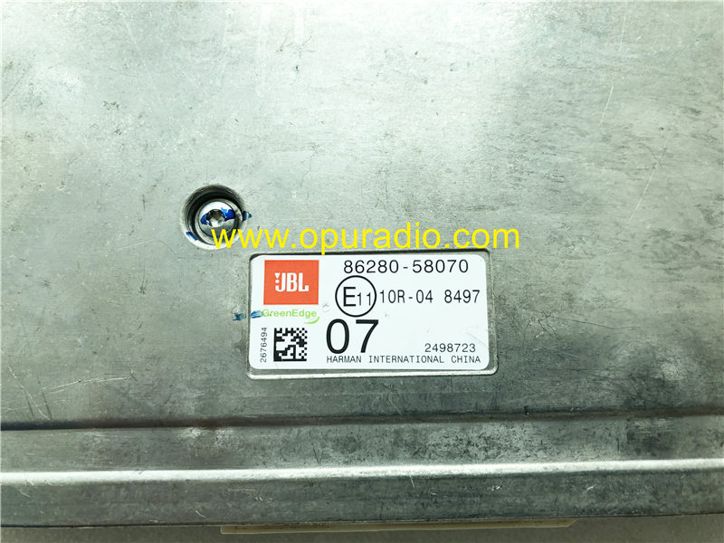 86280-58070 JBL MOST AMP HARMAN Amplifier for 2018 Toyota Avalon car audio radio