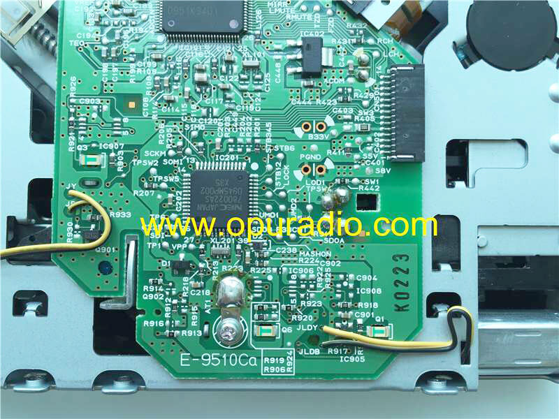 Panasonic single disc CD mechanism PCB No. E-9510C for Toyota GM Nissan Car radio CD player