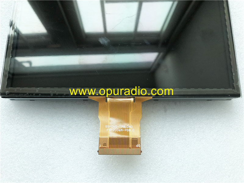 LQ080Y5DZ05 Display With Touch Screen Digitizer for 2015-2018 Ford SYNC 3 3G Mustand Lincoln car navigation