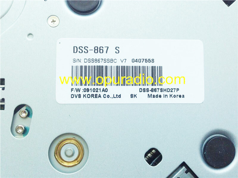 Korea DVS DSS-867 S DVD loader drive deck mechanism without PCB for roof rear seat car DVD player audio video