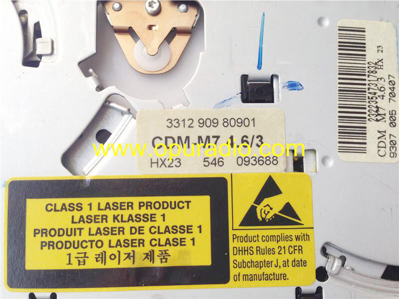 Philips single CD loader drive mechanism CDM-M7 4.6/3 laufwerk for Audi concert A3 VW RCD300 car radio