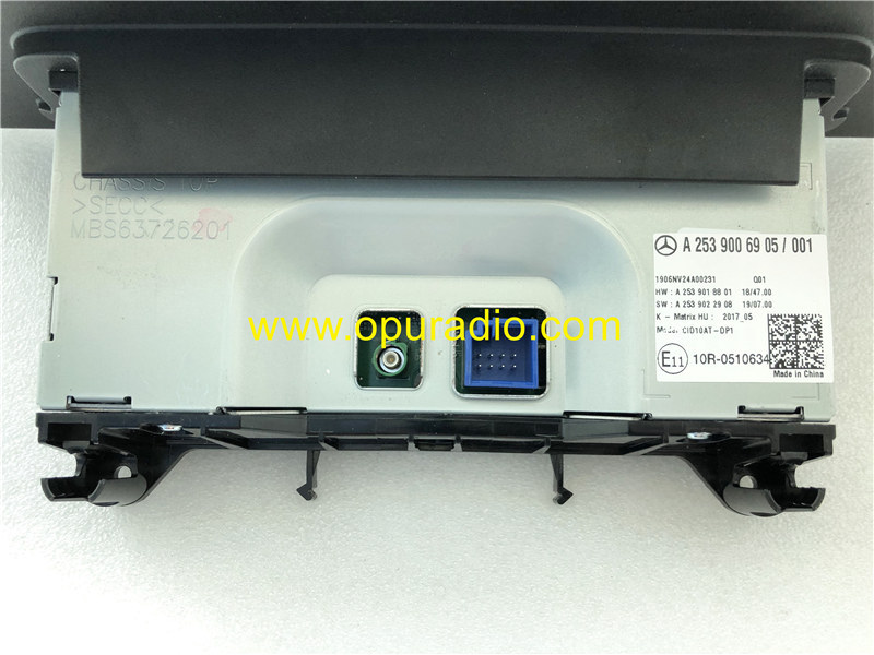 A2539006905 Display Monitor for 2019 2020 Mercedes Benz W253 GLC class C W205 V W447 car navigation Carplay