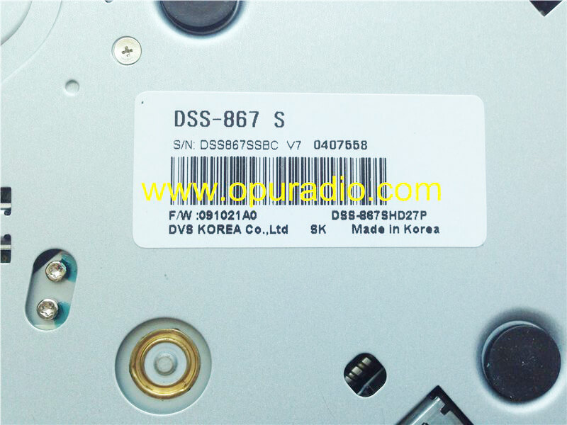 DVS KOREA DSS-867S HD27P DVD LOADER drive mechansim for car rear seat DVD player entertainment system DVD video audio DSS867SSBC