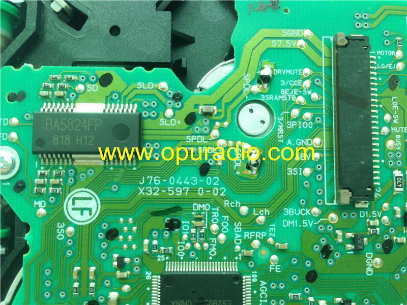 Kenwood single CD drive loader deck mechanism J76-0443-02 X32-5970-02 for KDC-MP239 MP339 MP3039 MP439 139 KDC-W241AY/GY W3041A/AY/G/GY W312A/AY/G/GY/