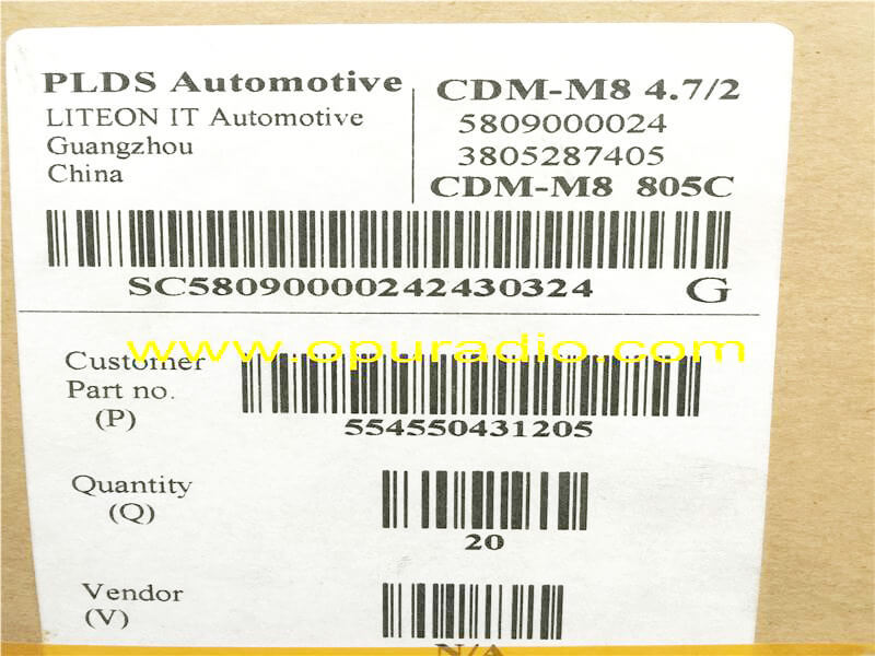 CDM-M8 4.7/2 CD Loader deck for Peugeot 407 508 RT5 RT6 Citroen Renault car cd navigation