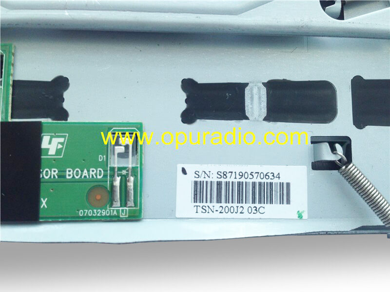 TSN-200J2 single CD drive loader deck mechanism with PCB exact for Maserati quattroporte 2009 car CD radio OEM