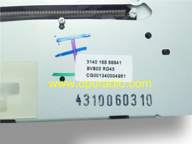SVS03 RD45 Single CD drive loader deck mechanism for Peugeot RD45 MP3 Bluetooth 207 307 308 3008 Citreon C2 C4 car CD radio