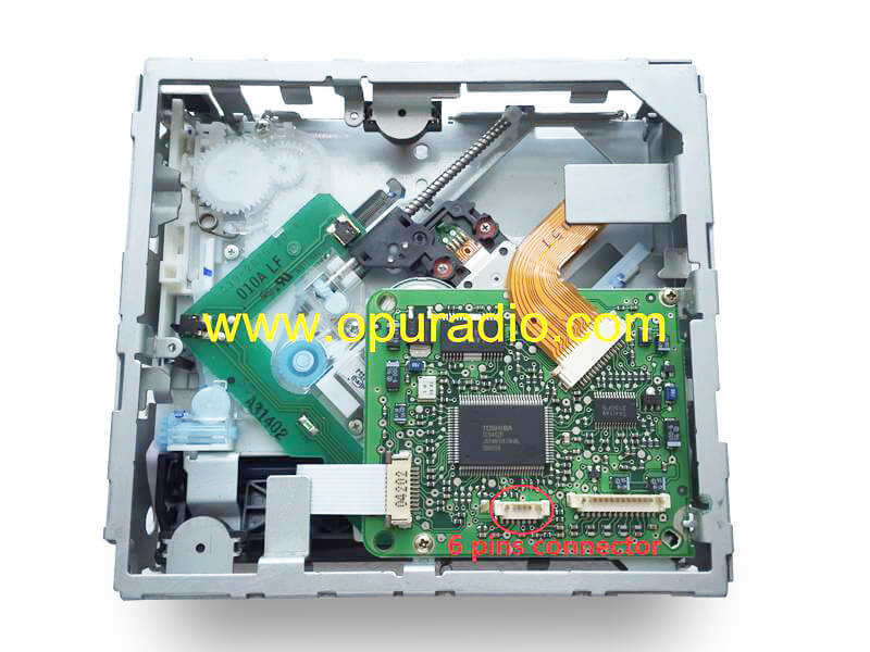Clarion single CD drive loader deck mechanism with exact PCB for 2005-2007 Pontiac G6 GM15919055 car Stereo Radio OEM Factory 929-0801-81 Chevy