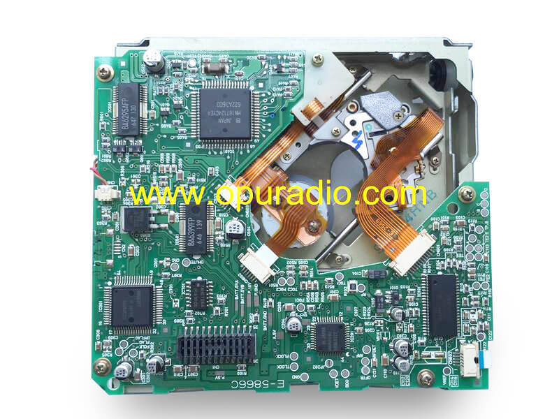 Matsushita Panasonic single CD drive loader deck mechanism PCB E-5866C for Toyota Lexus GM car radio CD player