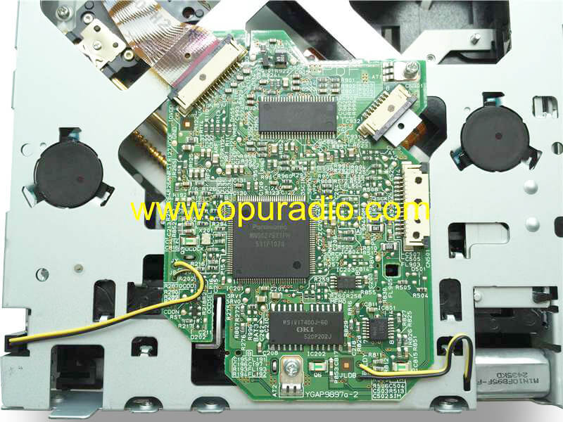 Matsushitsa single CD drive loader deck mechanism for NISSAN 2591A Panasonic Automotive HDD CD player