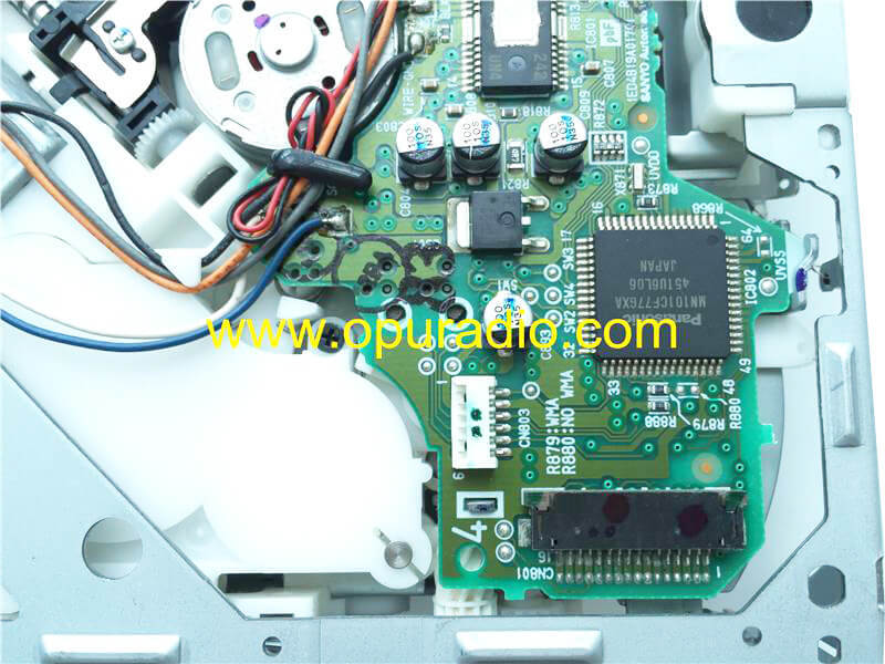 SANYO Automedia single CD drive loader 1ED4B19A01701 16Pin for 2008-2010 Ford Focus CD MP3 player