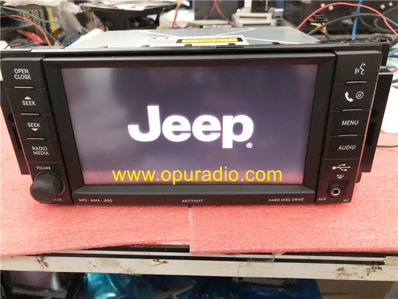 NTG4 REZ Radio P05064761 For Jeep Compass Chrysler Dodge HDD AUX Media CD DVD Audio