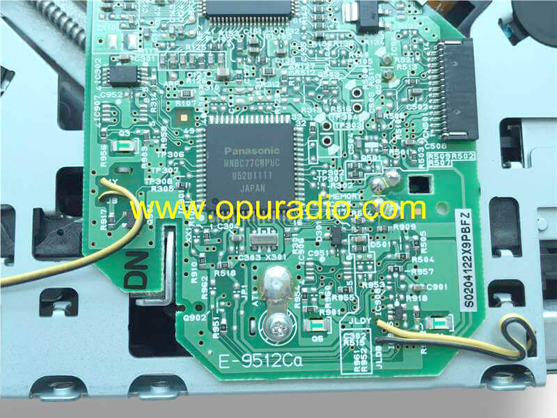 Matsushita single CD drive loader Deck with PCB E-9512 exact for 2006-2009 Toyota Prius 86120-47200 86120-47090 86120-47270 AM FM WMA MP3 51824 51830