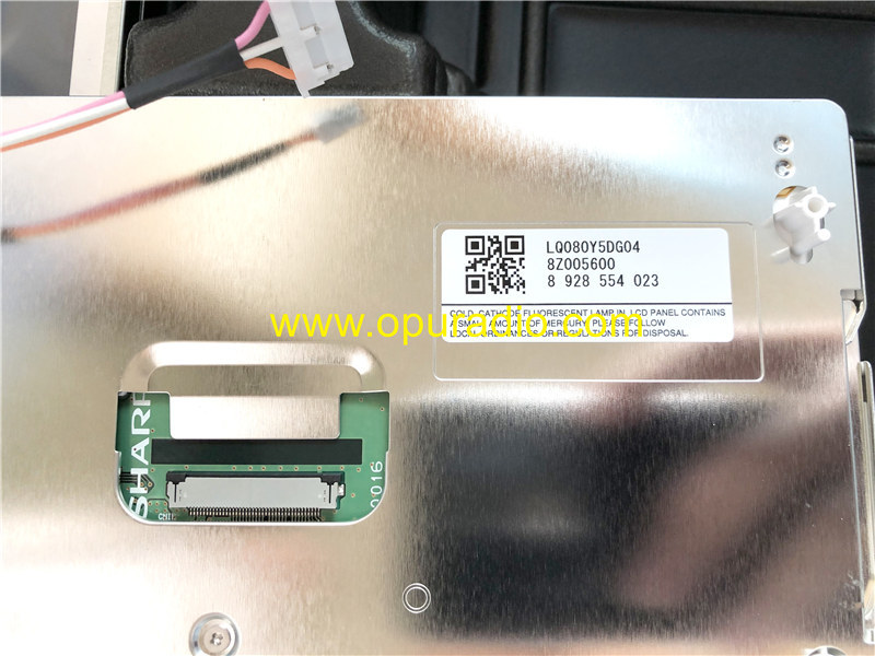 LQ080Y5DR01 LQ080Y5DG04 For 2007-2009 Mercedes W221 S class S500 S550 S600 SL550 W216 Car Navigation and Speedometer Cluster