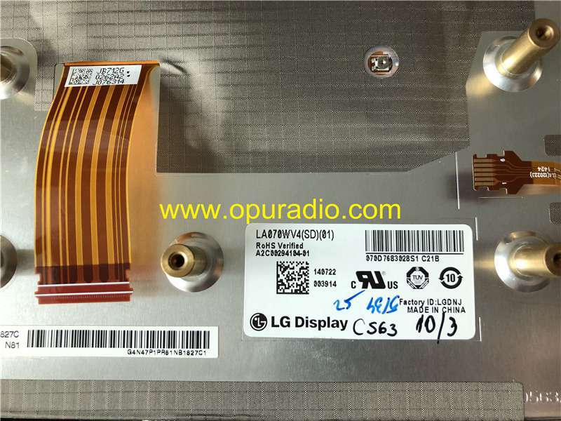 LG 7.0inch screen Lcd Display LA070WV4 (SD)(01) SD01 for Mercedes W221 Comand NTG4 NTG4.5 E-Class car GPS audio