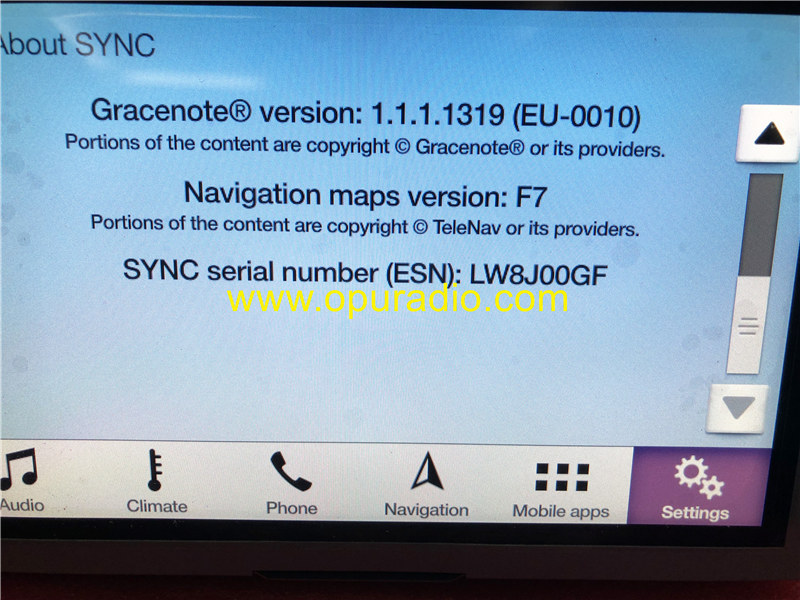 SYNC 3 APIM Module 64GB for Ford Mustang Lincoln Europe Version Apple Carplay Navigation F7