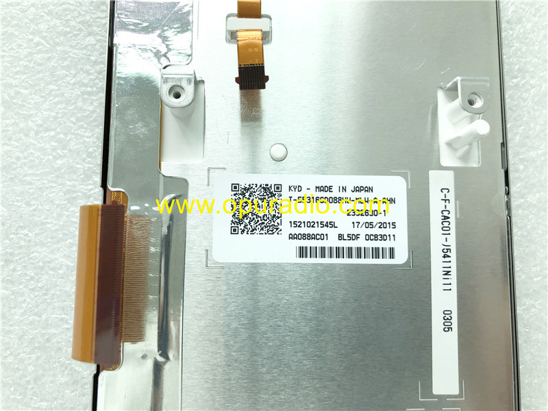 OPTREX Display T-55316GD088HU for Johnson Controls BMW E7X E71 E72 X5 X6 F25 F26 X3 X4 E84 1er 3er 5er 7er MINI F55 F56