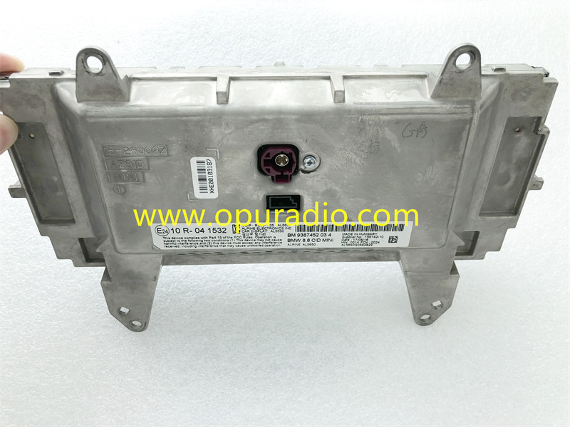 BM 9387452 Monitor BMW 8.8 CID MINI F55 F56 SAT NAV Center Display ALPINE AL5650 Screen