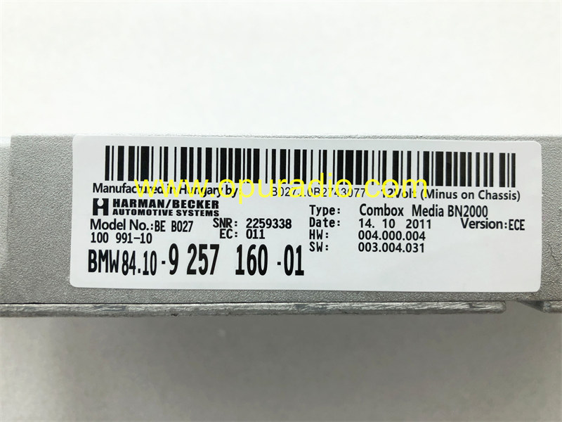 純正 E×系 COMBOX Media BN2000 Bluetooth HARMAN Media BN200 TCU Bluetooth Module Combox | 2009-2013 BMW E90