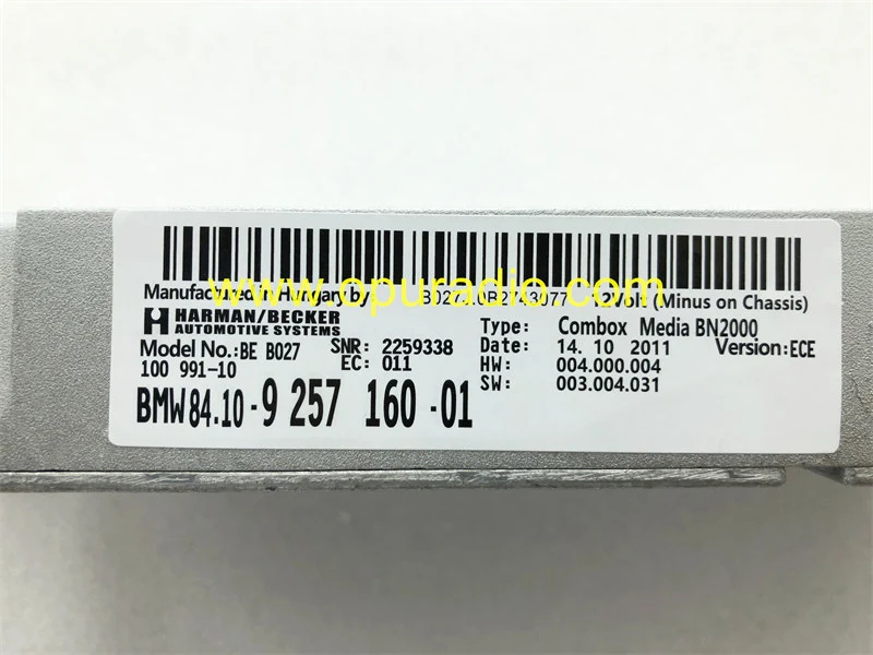 HARMAN Media BN200 TCU Bluetooth Module Combox | 2009-2013 BMW E90 