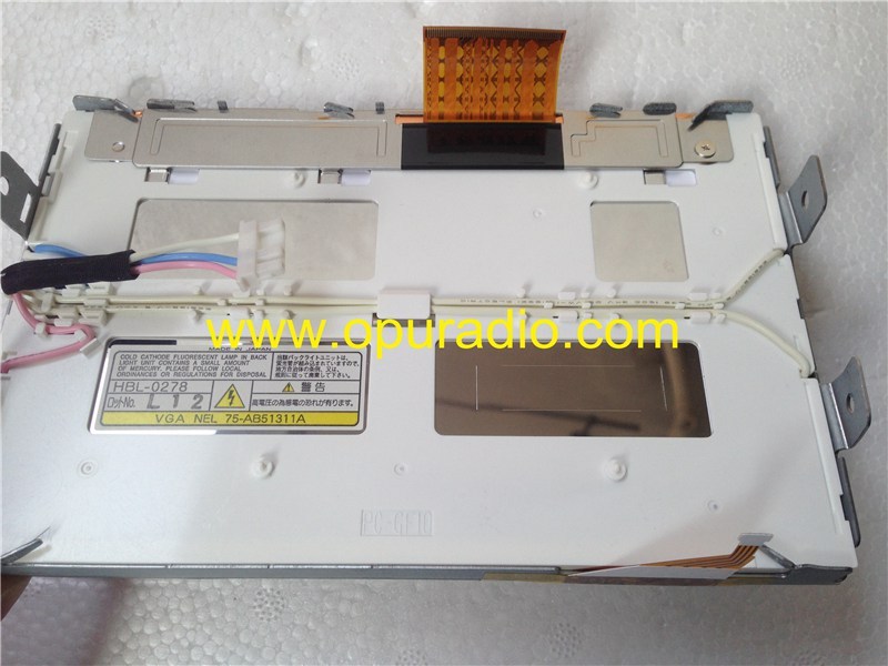 Toshiba Matsushita Display LTA070B511F LTA070B510F LCD monitor screen without touch for Toyota Lexus IS250 IS350 GS DENSO car navigation GPS