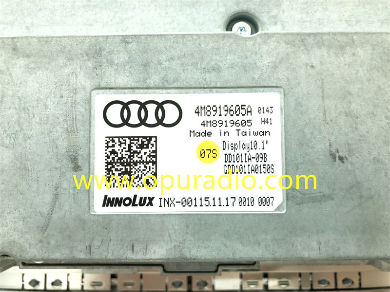 4M8919605 Display 10.1inch Touch Screen DD101IA-09B for 2019 2020 Audi Q8 M8 Navigation Carplay