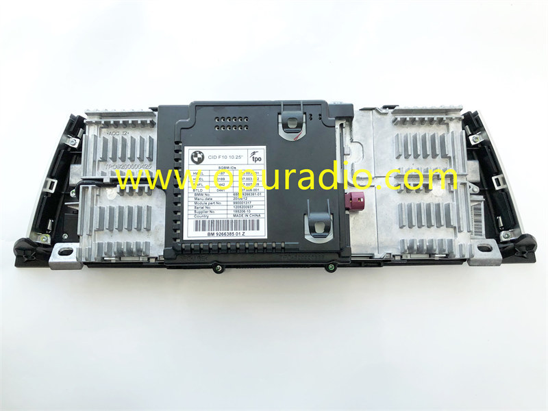 BM 9266385 CID 10.25 Display for BMW 5 series GT F07 CIC Navigation 6550 9210411 Bordmonitor