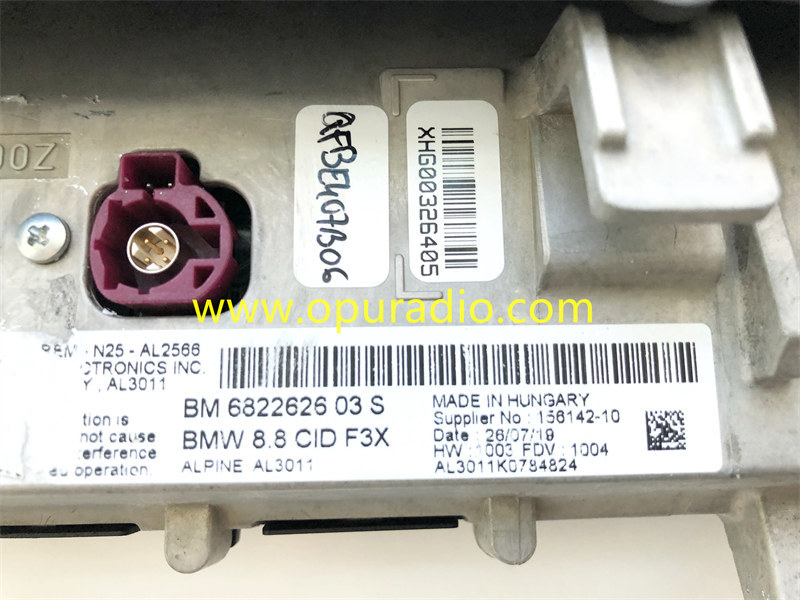 BM 6822626 MONITOR for BMW 8.8 CID F3X F30 F31 F32 F34 3 4 SERIES CENTRAL INFORMATION DISPLAY