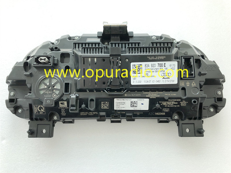 83A920700 Cluster for 2018-2020 Audi Q3 F3 F3B tfsi Speedometer Cluster Dash