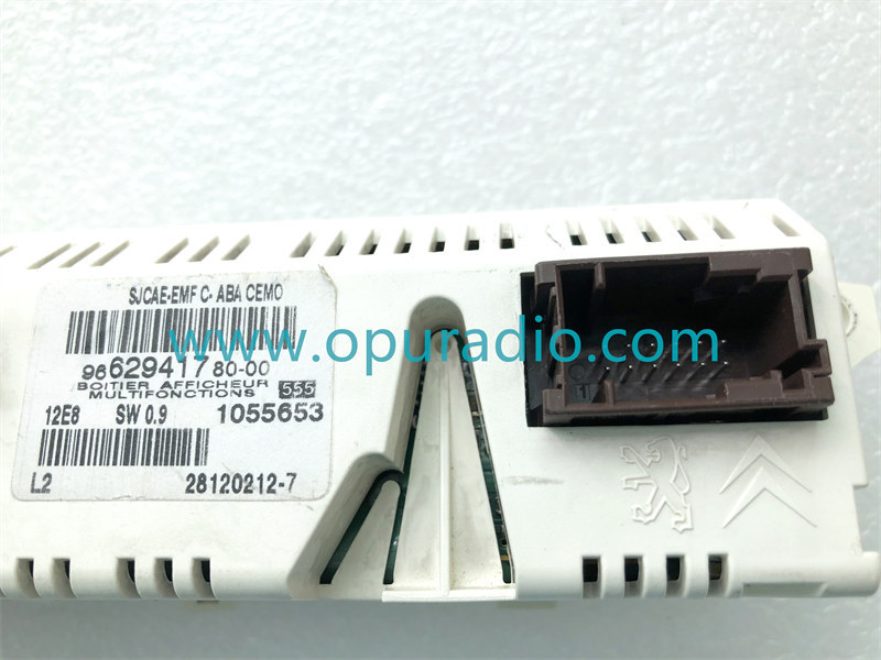 9658083380 Screen for 2006 Peugeot 207 307 Car INFO Display Multifunction