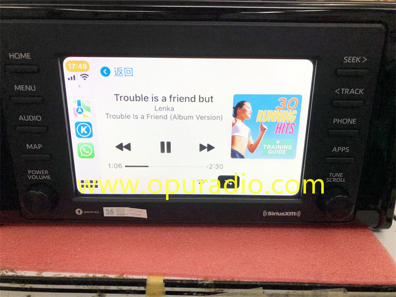 86140-0R350 PIONEER RADIO FOR 2019-2021 TOYOTA RAV4 TOUCH SCREEN NAVIGATION ENTUNE 3.0 CARPLAY