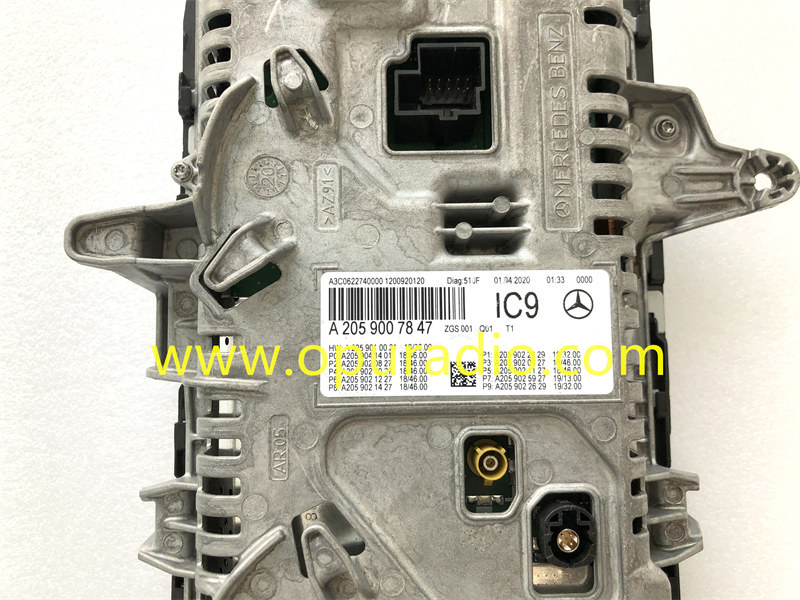 A2059007847 0449 For 2019-2021 Mercedes Benz W205 C Class W253 GLC Speedometer Instrument Cluster