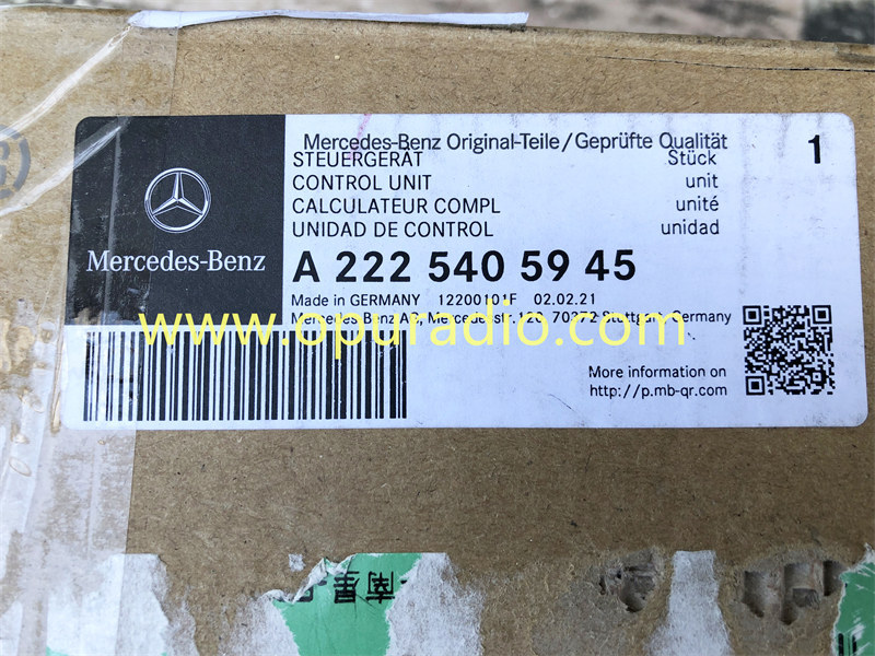 A2225405945 Speedometer for Mercedes Benz W222 S-Class RHD Dashboard Full Display Instrument