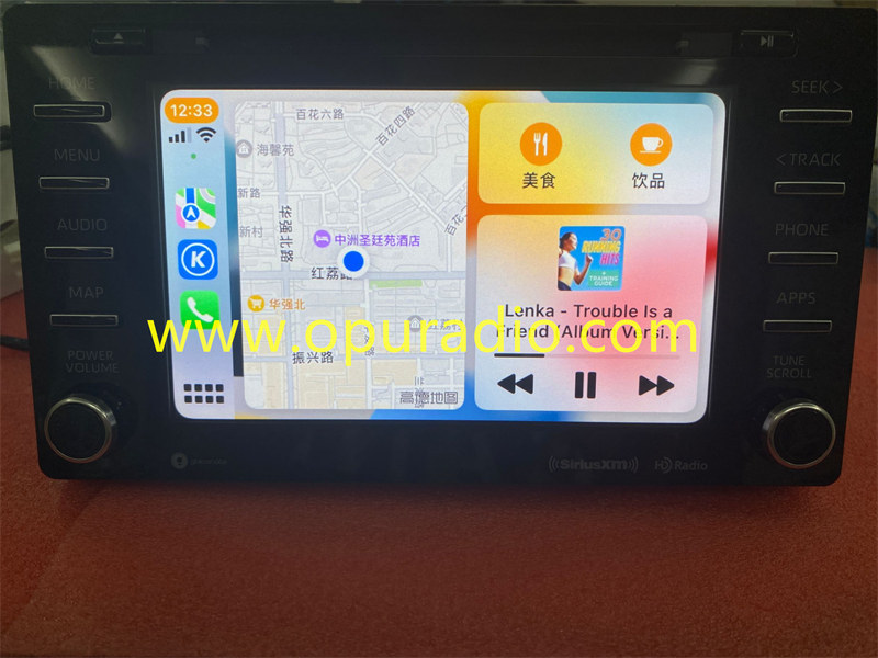 FUJITSU TEN RADIO RECEIVER TOUCH DISPLAY 2019 2020 TOYOTA SIENNA 86140-08170 Carplay