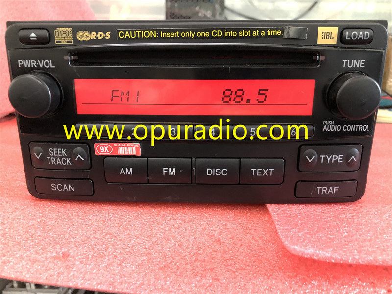 86120-02420 CD Player 2004-2008 TOYOTA Matrix 6 Disc Changer Stereo JBL Radio