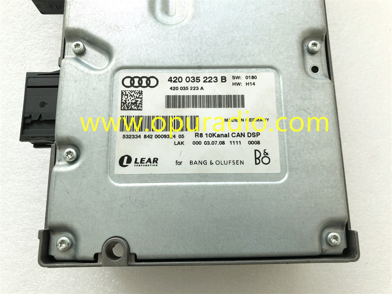 420035223B LEAR Amplifier for Audi A8 R8 BANG OLUFSEN AMP STEREO BO