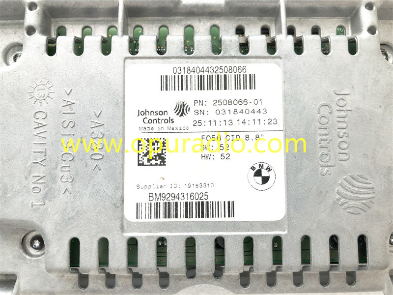 Johnson Controls 2508066 for 2014-2016 MINI COOPER F56 F54 F55 CID 8.8 NAVI BORD NBT ID4