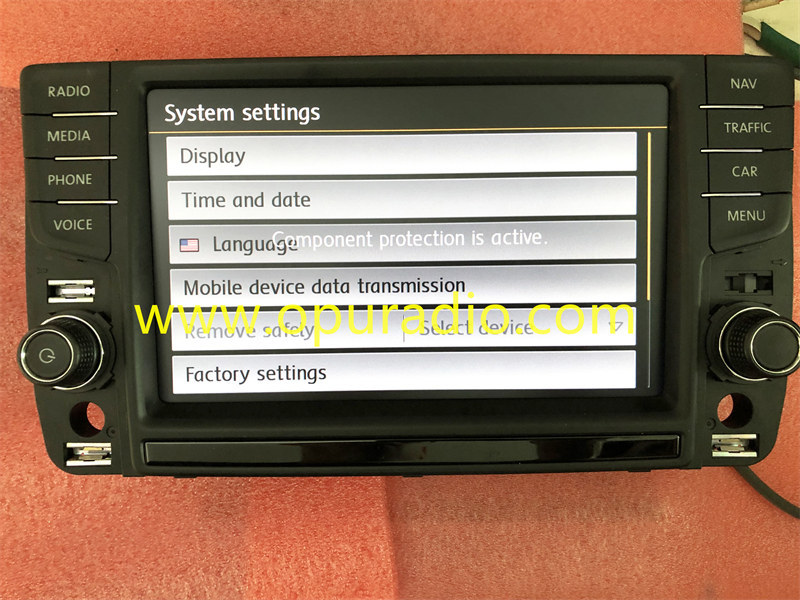 5G0919606 Display Unit ABT-HIGH for VW DISCOVER PRO Touch Screen 8 INCH MIB2 PASSAT