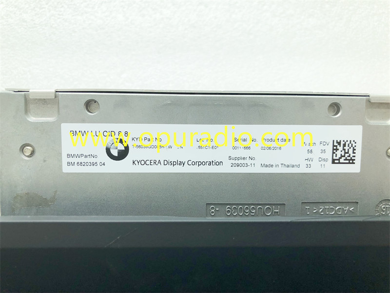 BMW LU CID 8.8 MONITOR BM 6820395 KYOCERA Display for BMW F52 ID4 NBT Car Navigation 1 2 series