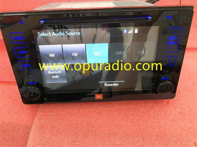 Pioneer Radio 86140-60A10 for 2016-2019 TOYOTA Tacoma Sienna Corolla Camry JBL