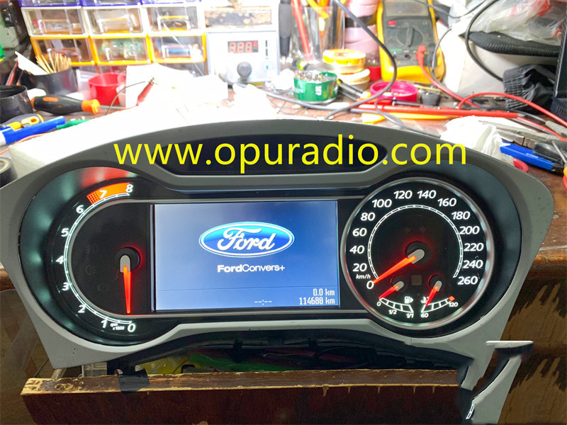 TJ058NA01AA Display for Ford S-MAX Mondeo GALAXY Instrument Cluster Speedometer