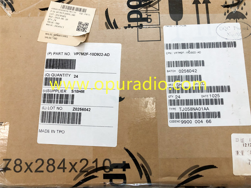 TJ058NA01AA Display for Ford S-MAX Mondeo GALAXY Instrument Cluster Speedometer