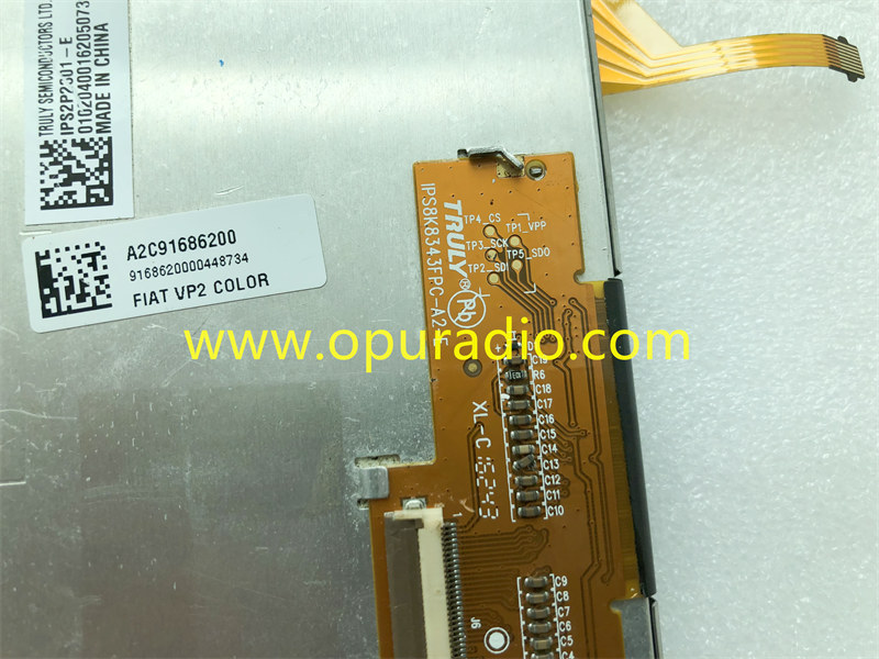 TRULY IPS2P2301-E Touch Screen TDA-WQVGA050 5inch for 2021 Fiat DUCATO 250FL VP2 COLOR A3C