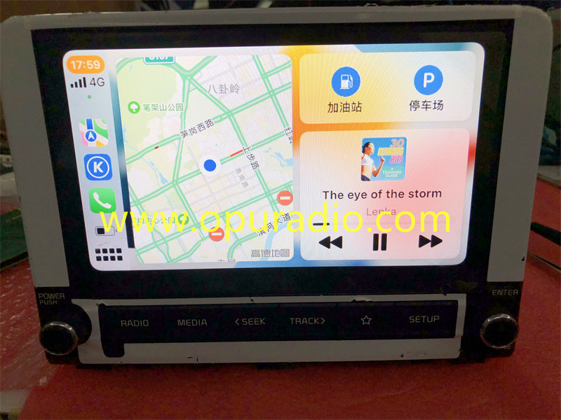 96160H9520F MOBIS Navigation Radio for 2022 2023 KIA RIO CAR Media Carplay