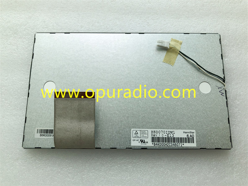 HSD070IDW1 7INCH Display Screen for Mitsubishi Car Navigation