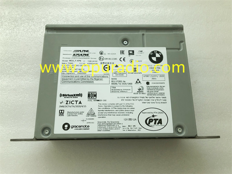 HARMAN MGU HU High NBT3 BMW G20  G21 X3 G01 X5 G05 X6 G03 APPLE CARPLAY