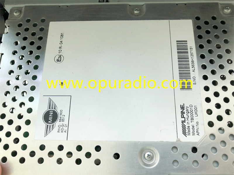 Alpine 6841600 for 2014-2018  MINI COOPER F55 F56 F57 F60 AM FM Radio Receiver DAB ECE