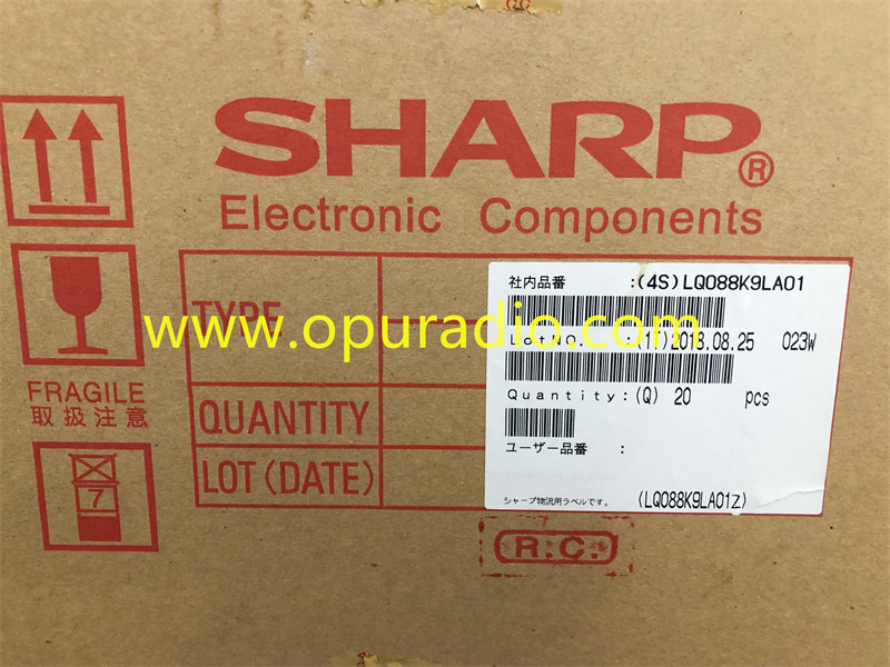 LQ088K9LA01 LQ088K9LA02 SHARP for 2009-2012 BMW CIC Sound E82 E88 E60 E90 1 3 5 Series X1 X3 X5 Z3 Z4 35i